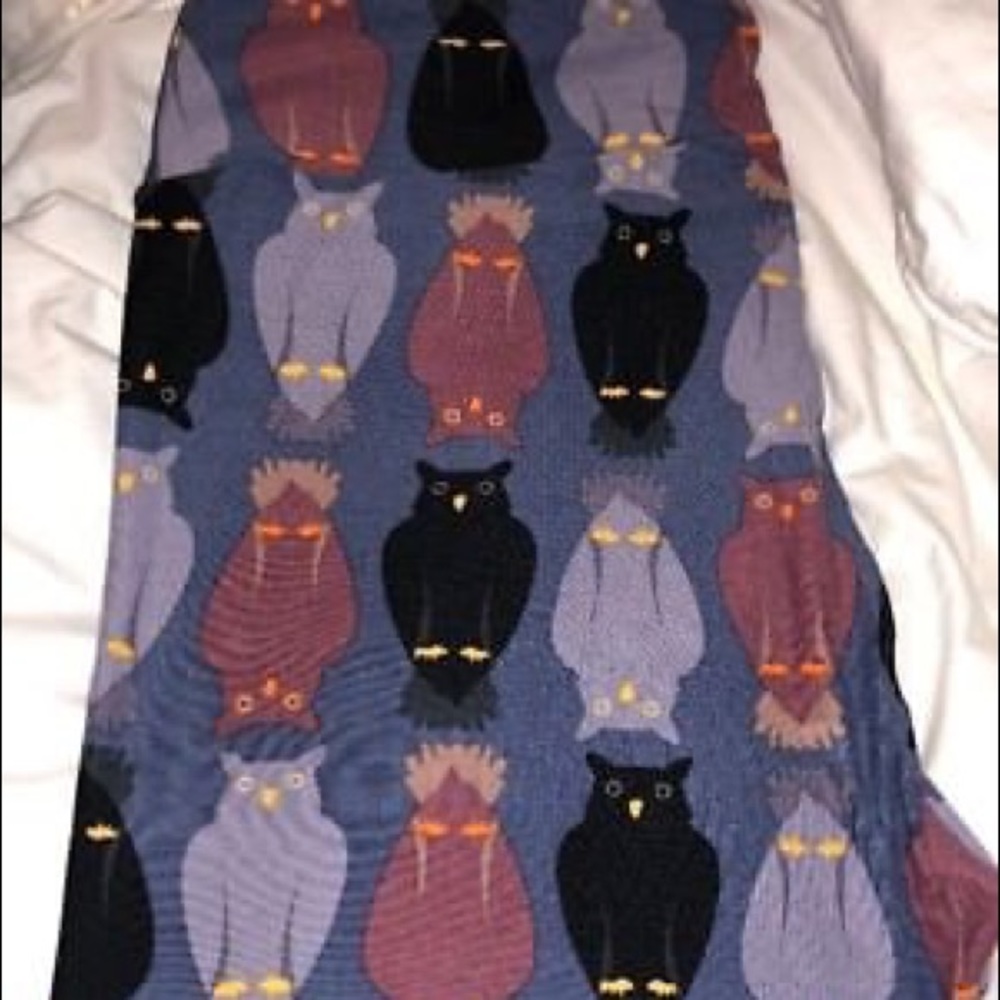 NWOT Lularoe Rare Owl Leggings